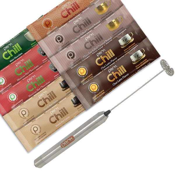 Perk Chill (sample pack + frother bundle)