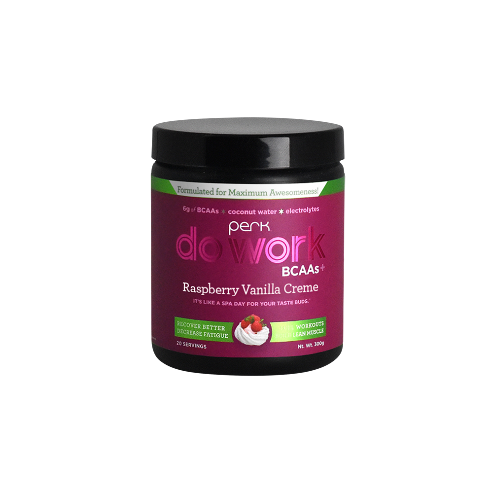 Do Work BCAA+ Raspberry Vanilla Creme – Perk Energy
