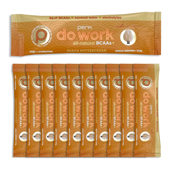 Do Work BCAA+ Naturally Sweetened Peach Buttercream