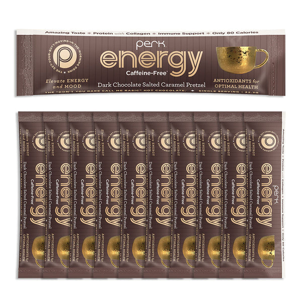 Energy CAFFEINE-FREE Dark Chocolate Salted Caramel Pretzel*