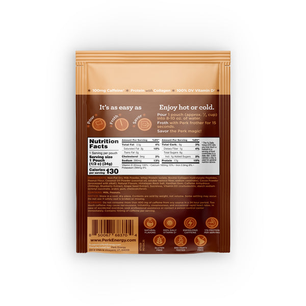 Energy + Extra Protein Chocolate Peanut Butter Single Serving