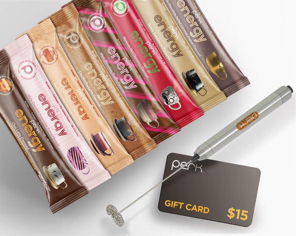 8 Sampler Bundle + Frother + $15 E-Gift Card
