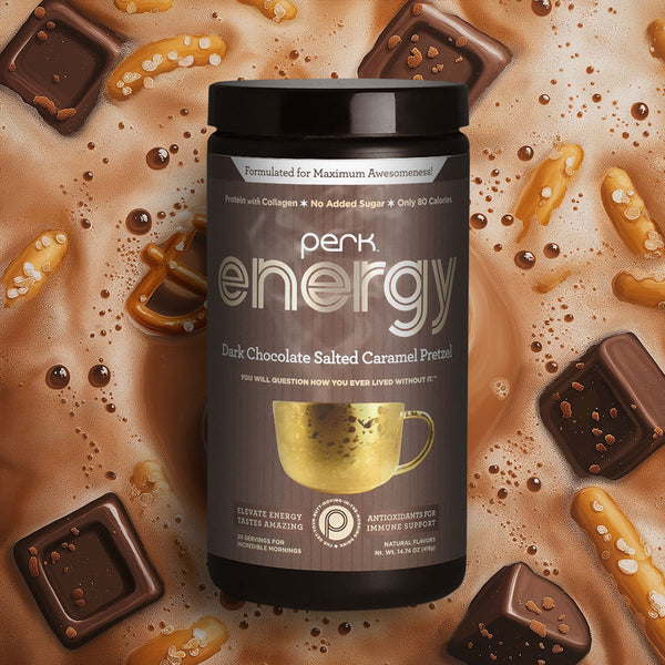 Energy Dark Chocolate Salted Caramel Pretzel