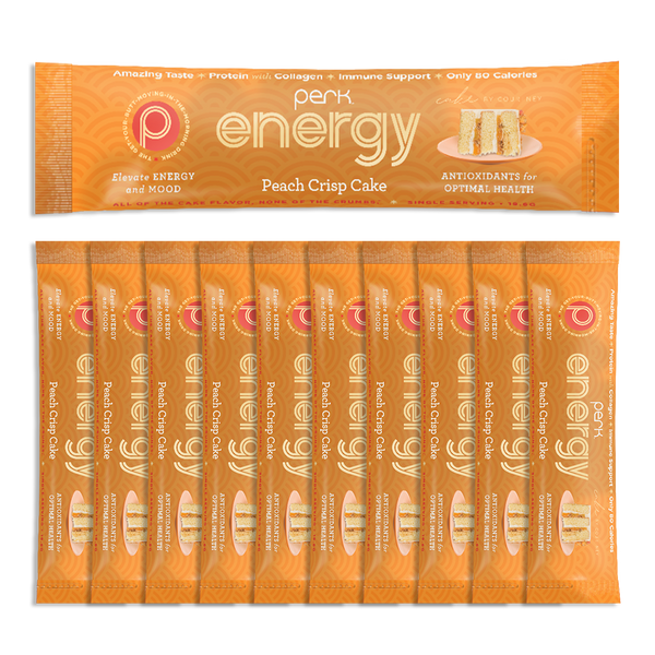 Energy Peach Crisp Cake