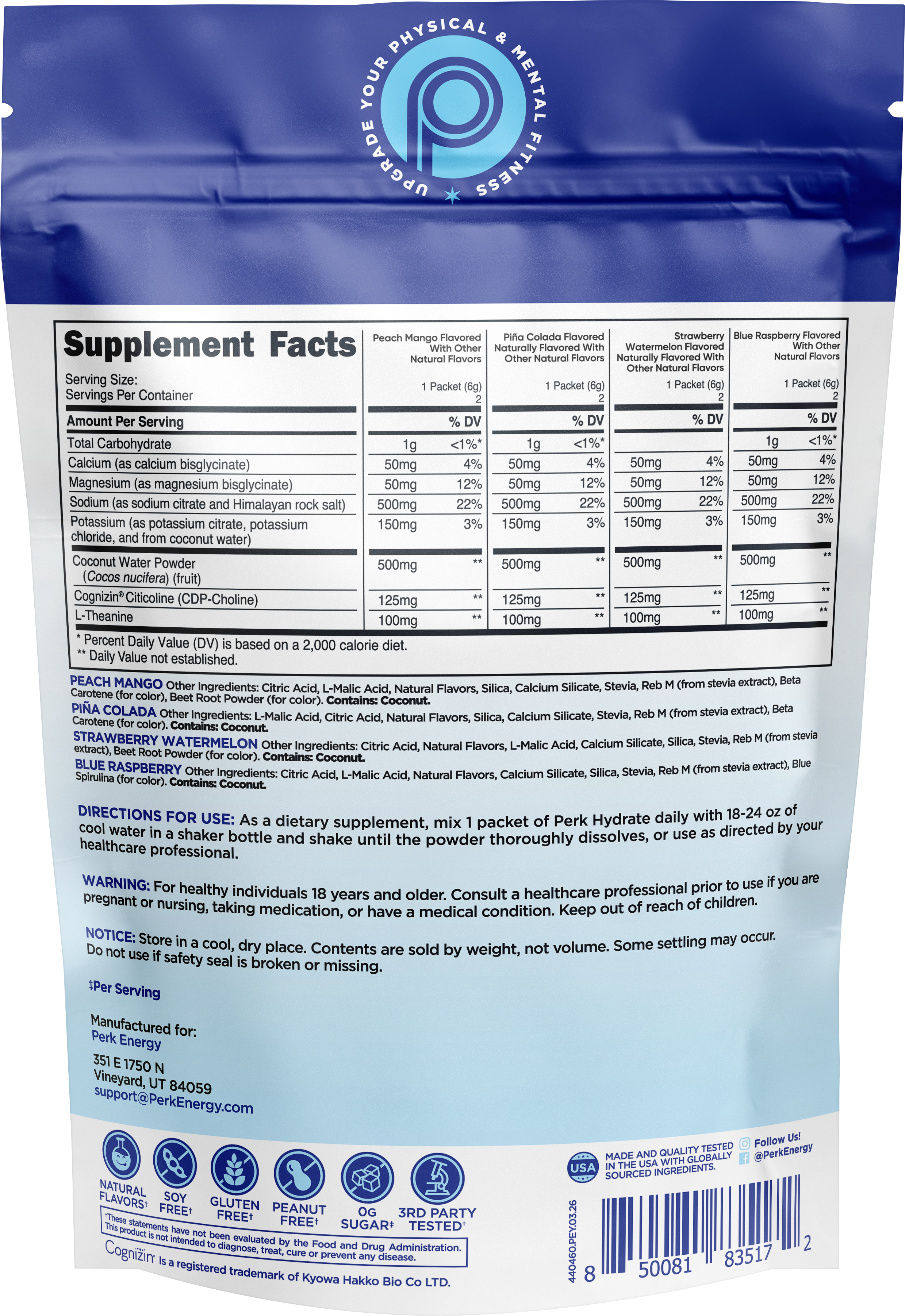 Nutrition Label